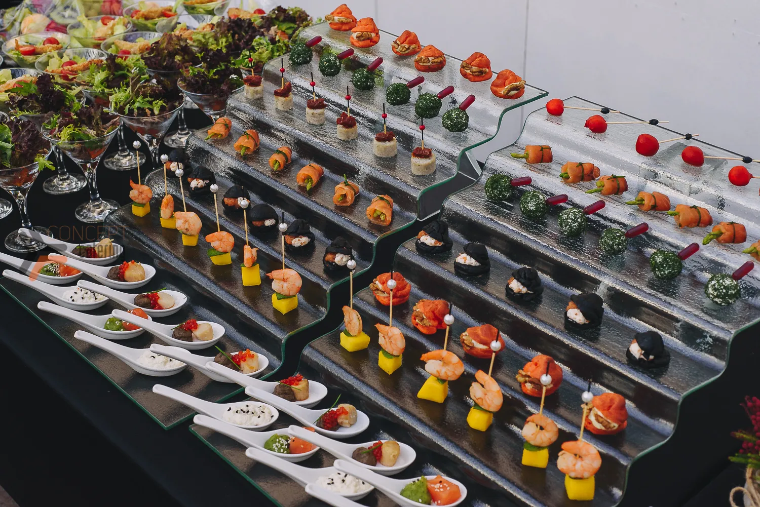 CHAPEAU-MOSFUR 2017. Buffet at Gostiny Dvor